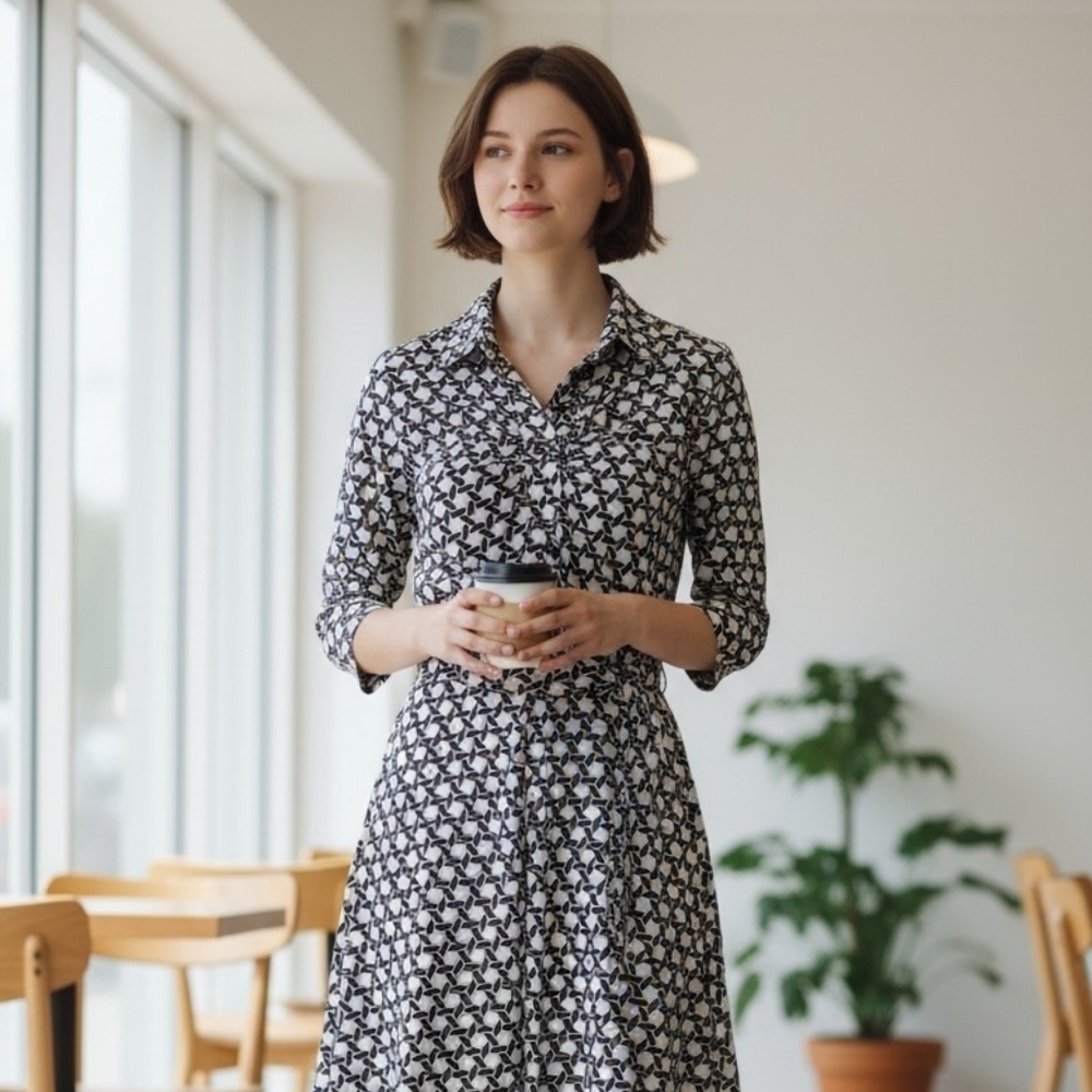 Laundry - Midi-length Day Dress - Picture 2 of 13